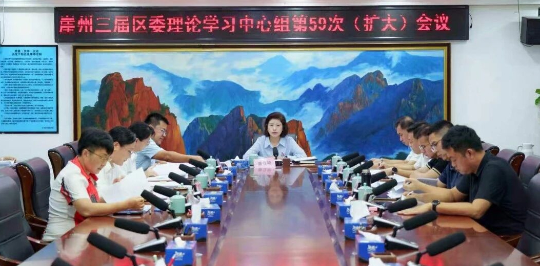 崖州区委理论学习中心组（扩大）学习会召开